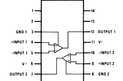 LM319 thông số kỹ thuật sơ đồ chân datasheet